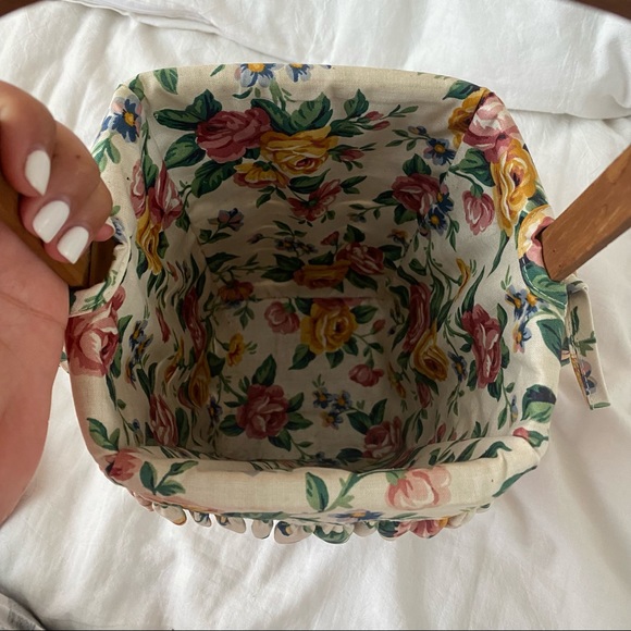Longaberger floral RARE handwoven basket 1988 - Picture 6 of 6